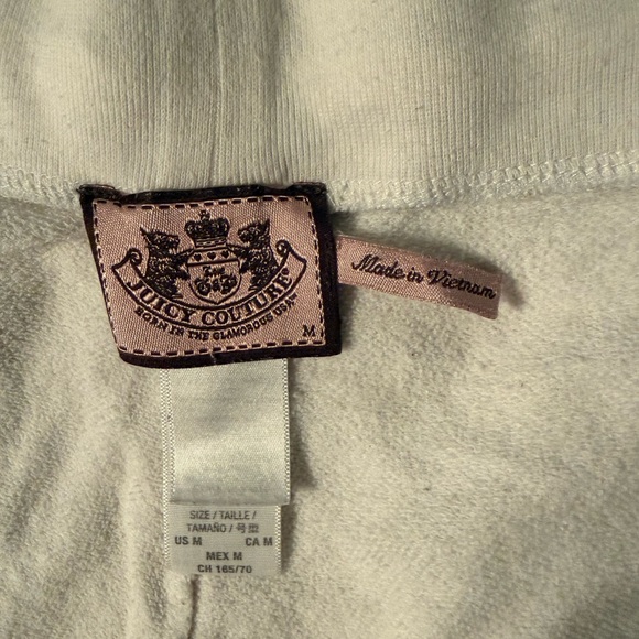 Vintage Juicy Couture Y2K White Track Shorts - Picture 4 of 6